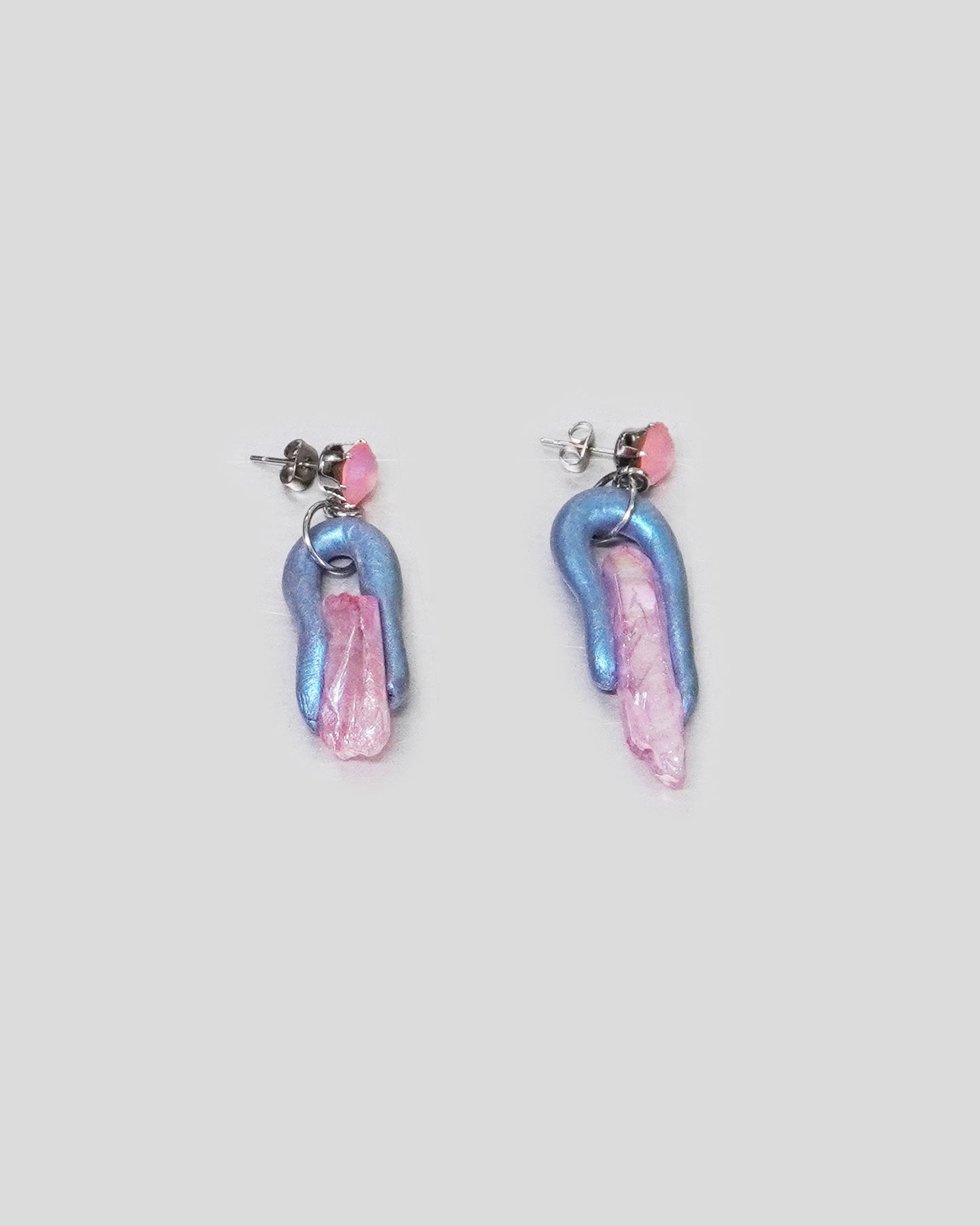 Emma Pryde - Pink Stone Drop Earrings